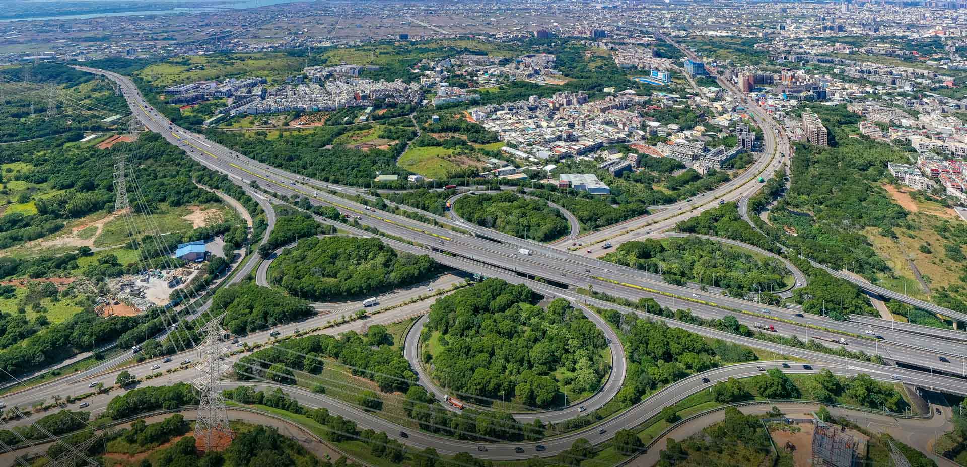 國道三號交流道空拍